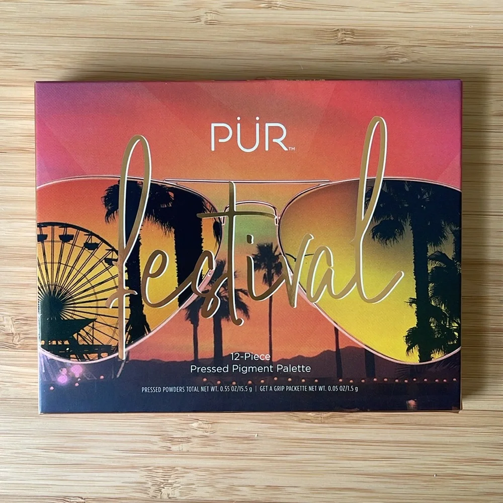PUR Cosmetics Festival Eyeshadow Palette (Limited Edition) Full Size New